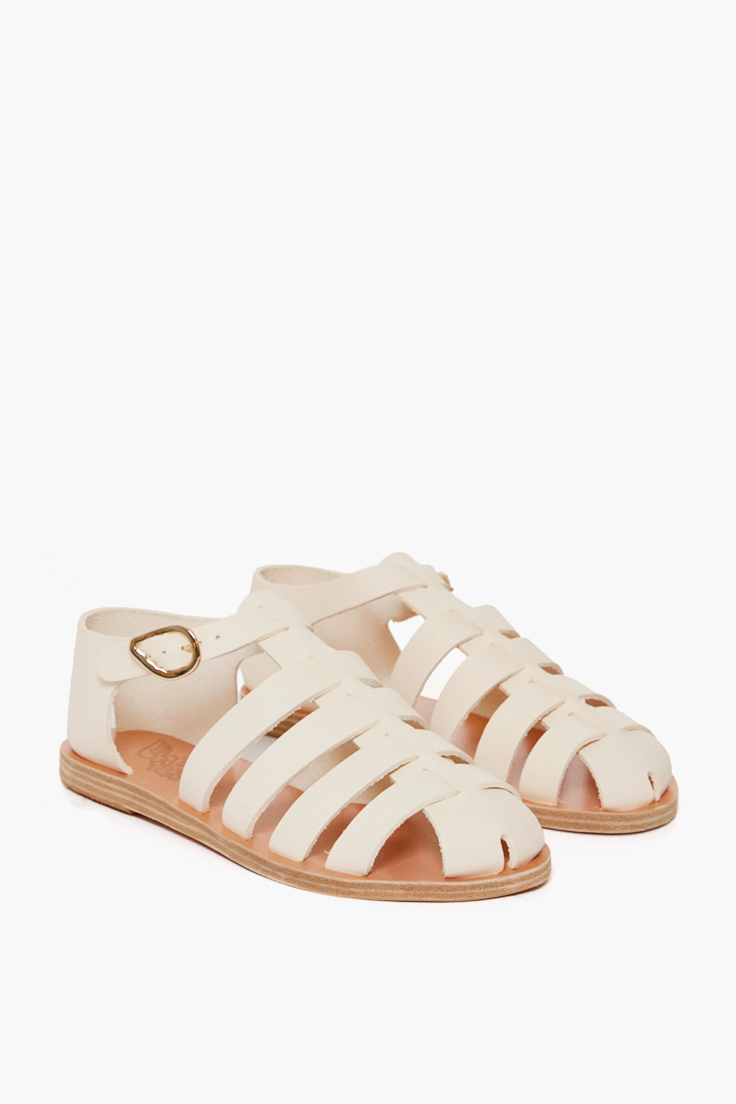 White Homeria Sandals - Image 4