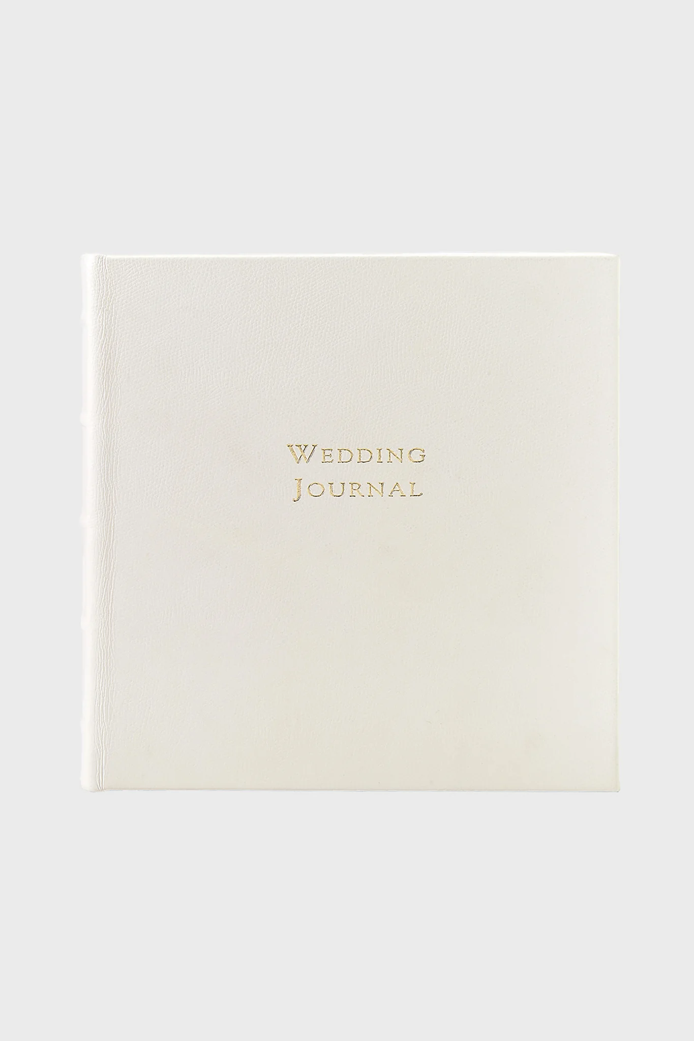 White Pebble Wedding Journal