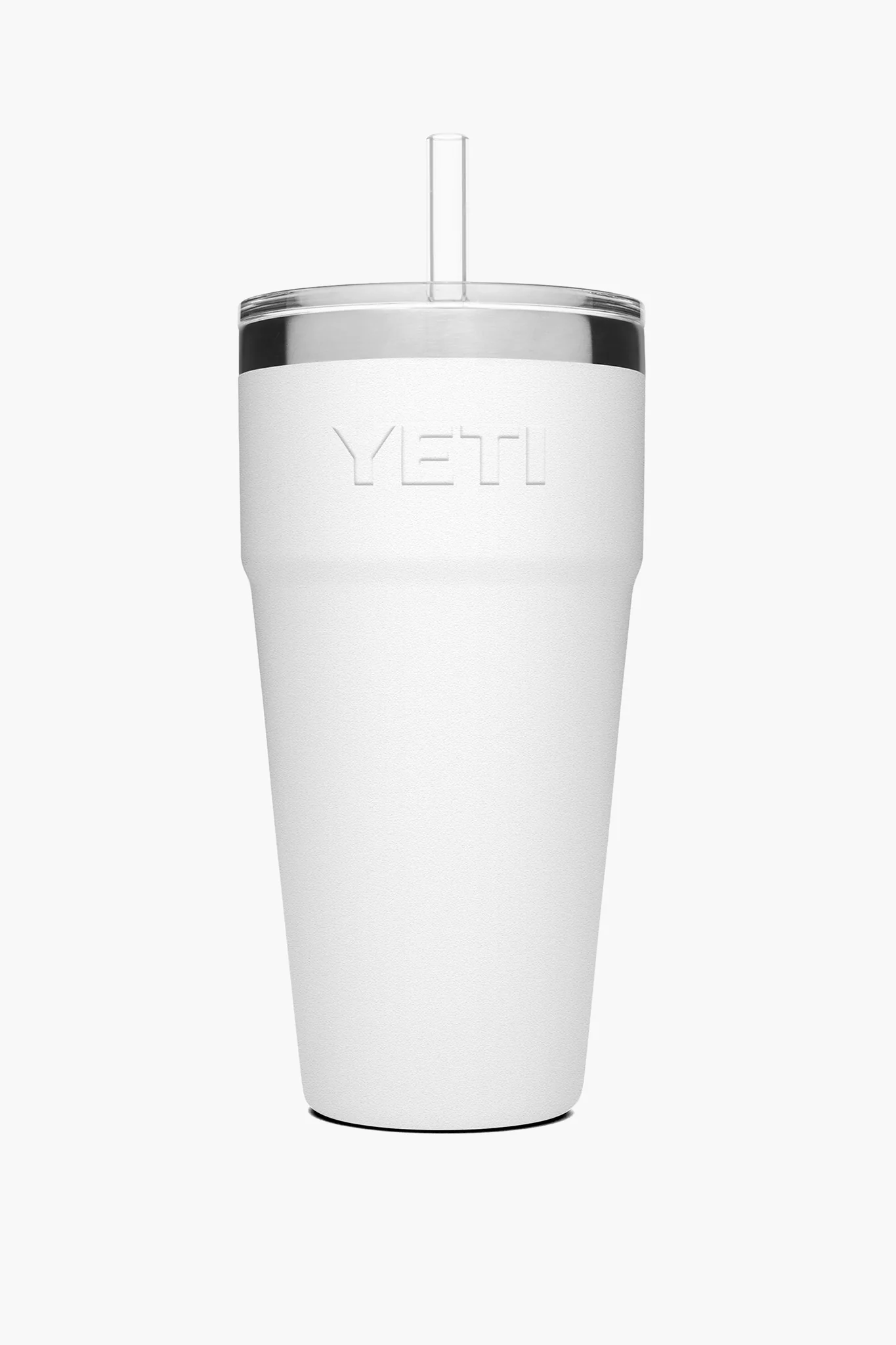 White Rambler 26oz Straw Cup - Image 4