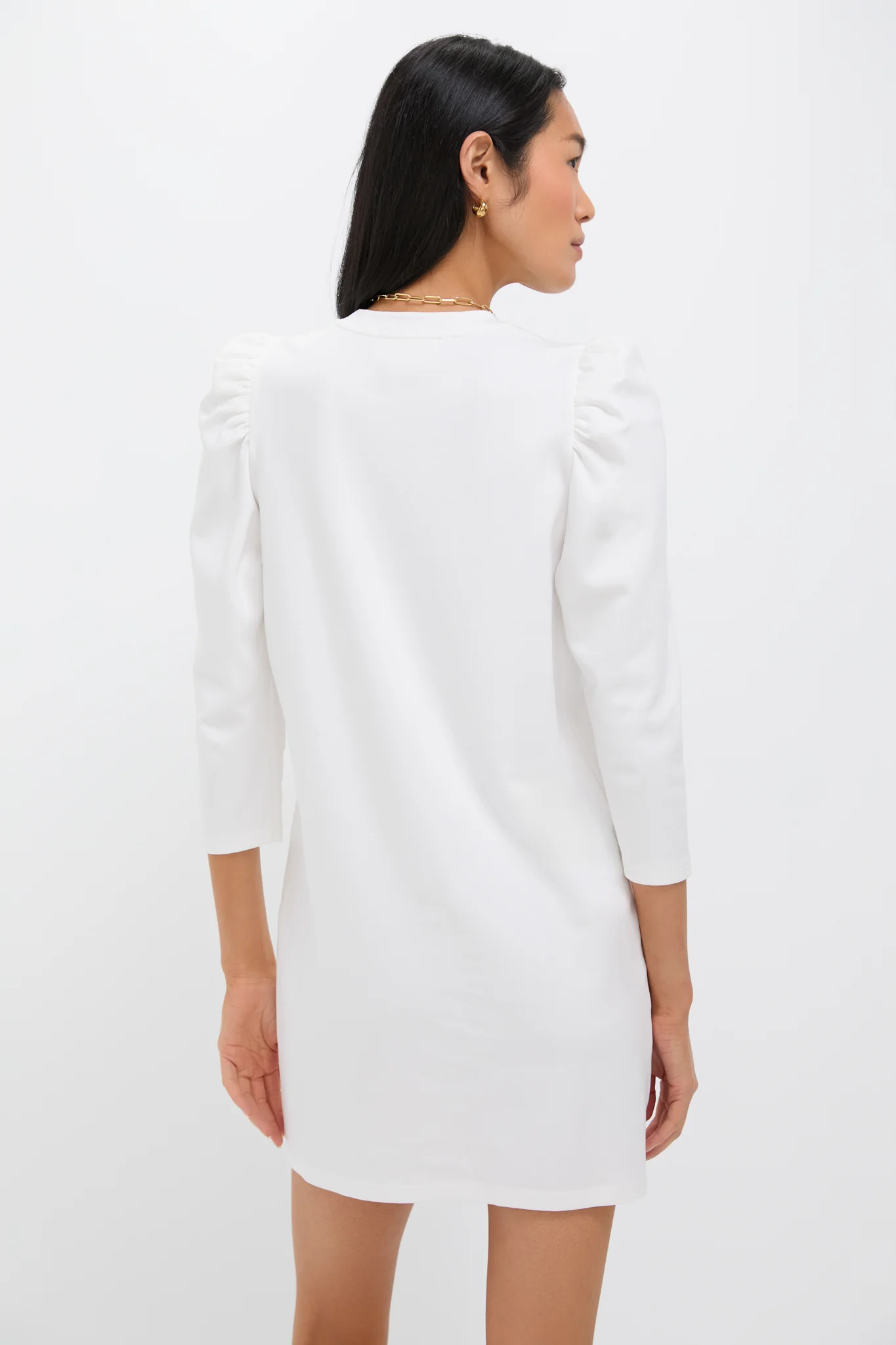 White Vesty Mini Dress - Image 4